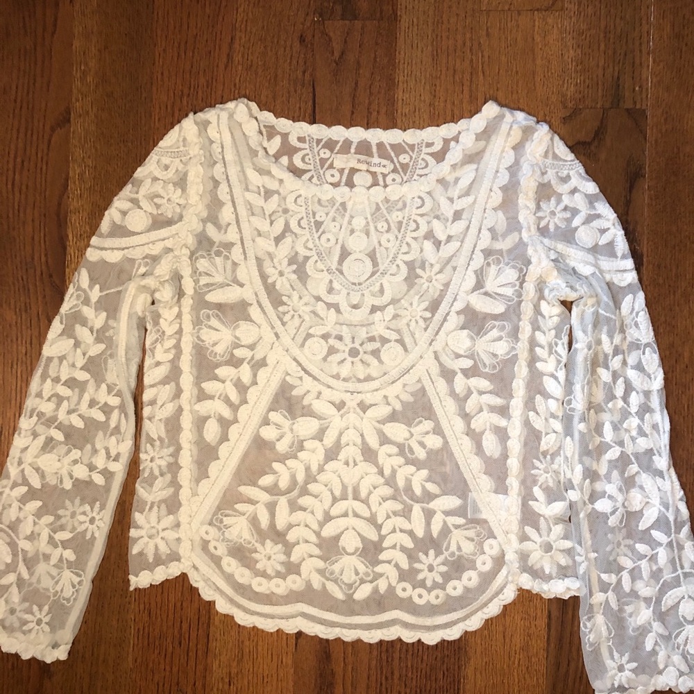 Lace long sleeve